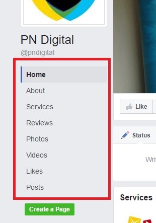 Page Tabs