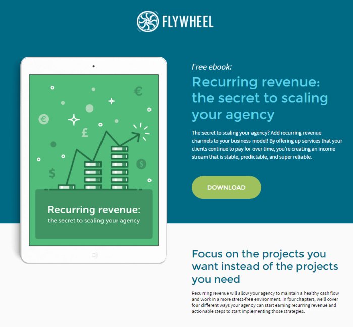 Example of a Landing Page