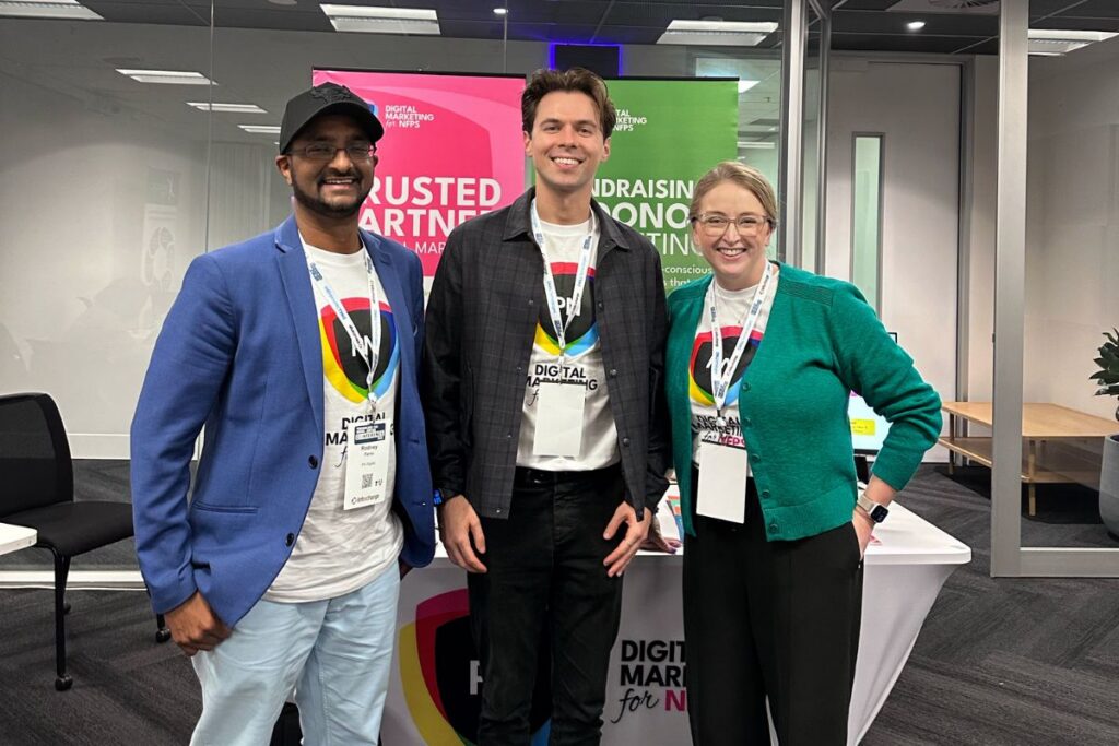 PN Digital Team Members at a conference booth