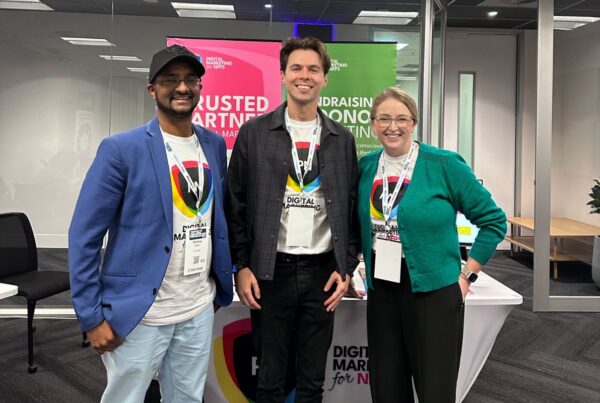 PN Digital Team Members at a conference booth